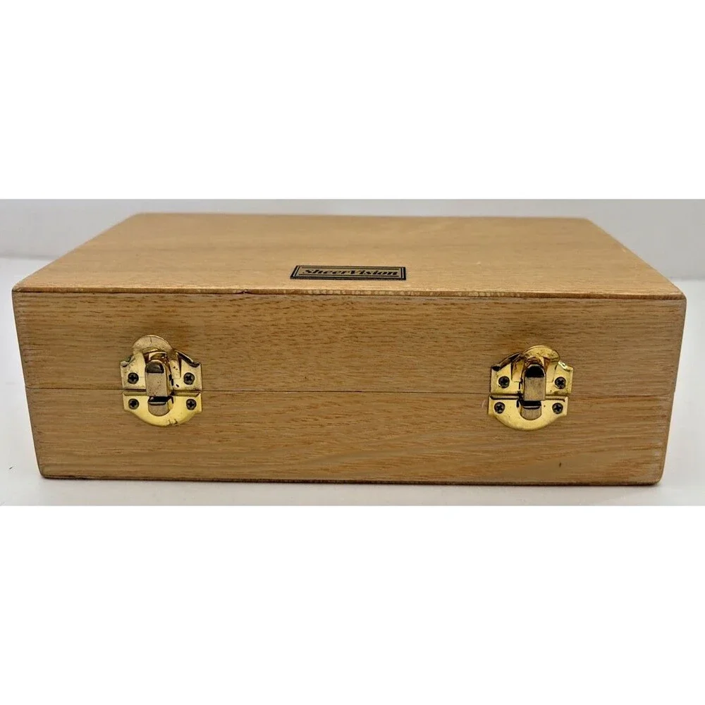 SheerVision Wooden Storage Case Box Only Velvet Lining for Dental Surgical Loupe